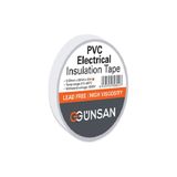 Günsan Elektrik 0.13MMX18MMX10M Elekrik Izole Bandı Beyaz