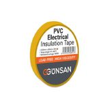 Günsan Elektrik 0.13MMX18MMX10M Elekrik Izole Bandı Sarı