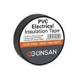 Günsan Elektrik 0.13MMX18MMX10M Elekrik Izole Bandı Siyah