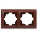 Günsan Elektrik 01282000-000141 Visage Ceviz İkili Çerçeve