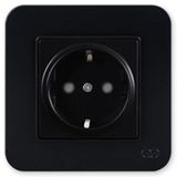 Günsan Elektrik 01373400-100116 Radius Çocuk Korumalı Siyah Topraklı Priz