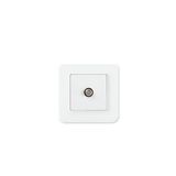 Günsan Elektrik 01379300-100172 Radius Tekli F Konnektörlü Fildişi Beyazı Uydu Priz