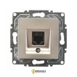 Günsan Elektrik 01401500-100130 Eqona Tekli Gümüş Data Priz