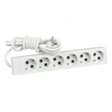Günsan Elektrik Altılı Çocuk Korumalı Topraklı Grup 5 Metre Priz
