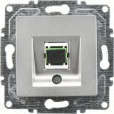 Günsan Elektrik Günsan Eqona Radius Neoline Fiber Optik Data Prizi, Gümüş (Mekanizma + Tuşkapak)