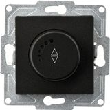 Günsan Elektrik Günsan Eqona Radius Neoline Vavien Dimmer 600VA, Metalik Siyah (Mekanizma + Tuşkapak)