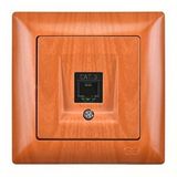 Günsan Elektrik Günsan Visage Meşe Nümeris Telefon Prizi (cat3) Beyaz