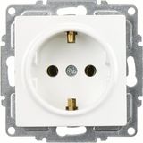 Günsan Elektrik Visage Topraklı Beyaz Priz Mekanizma