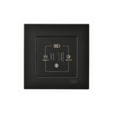 Günsan Eqona Metalik Siyah Şarj Prizi 20w Qc3.0 Pd Type-c + Usb Çift Çıkışlı