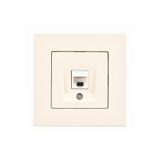 Günsan Eqona RJ45 Cat6 Krem Tekli Data Prizi