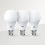 Gunsan Günsan 3'lü LED Ampul 7W Sarı Işık E27 (3000K 600 Lümen 3 Adet) - Şeffaf