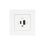 Günsan Gunsan Eqona Beyaz Şarj Prizi 20w Qc3.0 Pd Type-c + Usb Çift Çıkışlı