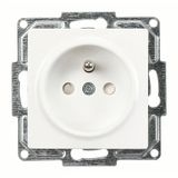 Günsan Visage Çocuk Korumalı UPS Priz, Beyaz, 16A 250V, Vidalı Bağlantı (Mekanizma + Tuş Kapak)