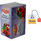 Günvit Meyve Karnavalı Çayı Bardak Süzen Poşet 20'li Kutu x 3