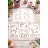 Günyan Store Hello Kitty Resim Boyama Çizim Şablonu Seti - HELLO KİTTY