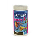 Guppy Mix Granules 250 ml Astaxanthin Tropikal Akvaryum Balık Yemi