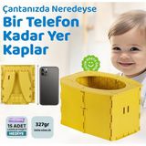 Guqqo Lazımlık, Portatif Seyahat Tipi Katlanabilir Taşınabilir Çocuk Tuvaleti - Sarı
