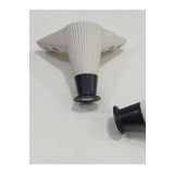 Gür GÜR 12 CM ÇİZGİLİ BİNGOLU PLASTİK GÜR KOLTUK-ÇEKYAT-DOLAP-MOBİLYA AYAKLARI