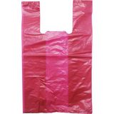 Gür Renkli Plastik Alışveriş Market Poşeti Atlet Poşet Küçük Boy 25 x 40 cm