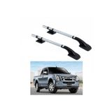 GÜRAKS Isuzu Dmax 2003-2012 Uyumlu Ara Atkısız Tavan Çıtası Port Bagaj Nikel