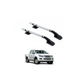 GÜRAKS Isuzu Dmax 2012-2016 Uyumlu Ara Atkısız Tavan Çıtası Port Bagaj Nikel