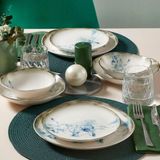 Güral 578 Roden Asimetrik Bone 6 Kişilik 24 Parça Yemek Takımı