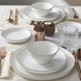 Güral Copper Bakır Bilbao Bone 2 Kişilik 8 Parça Yemek Takımı
