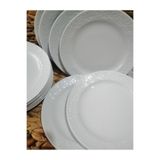 Güral GÜRAL PORSELEN BAHARDALI SADE 12 ADET 20 CM PASTA TABAK