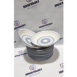 Güral GÜRAL PORSELEN DİJİTAL 6 ADET 19 CM (BÜYÜK) ÇUKUR YEMEK TABAK