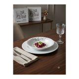 Güral Porselen 17cm Çukur Yemek Tabak 12 Adet