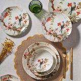 Güral Porselen 41902 Camelia 24 Parça 6 Kişilik Yemek Takımı