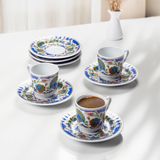 Güral Porselen 4540 Sedef 12 Parça Kahve Fincan Takımı
