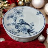Güral Porselen 6'lı 19CM Pasta Tabağı Etnik Kuş