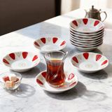 Güral Porselen Acem 12 Parça 10 Cm Çay Tabağı 90193