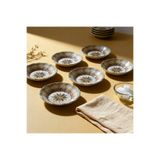 Güral Porselen Acem 6 Parça 10 cm Çay Tabağı