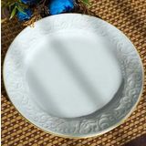 Güral Porselen Bahar Dalı Yaldızlı 6 Adet (20cm Pasta Tabağı)