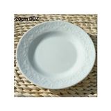 Güral Porselen Bahar Düz Tabak 20 cm 6'lık Set