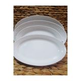 Güral PORSELEN BAHARDALI 4'LÜ KAYIK SALATA SUNUM TABAK (2 ADT 30 CM, 2 ADT 25 CM )