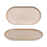 Güral Porselen Bilbao 2 Adet 25X15 Cm Kayık Tabak Agate 969