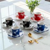 Güral Porselen Camelia 12 Parça 6 Kişilik Kahve Fincan Takımı 62421