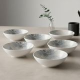 GÜRAL PORSELEN Camelia 6 Parça 15 Cm Bone Kase Takımı