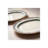 Güral Porselen Delta Tide 2Li Kayık Tabak 24 Cm 64311