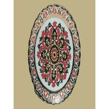 Güral Porselen Desenli 20 cm Duvar Tabağı