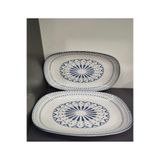 Güral PORSELEN DİJİTAL 2 ADET 29 CM (BÜYÜK) SALATA,SUNUM,KAYIK TABAK