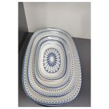 Güral PORSELEN DİJİTAL 4 'LÜ ( 29,24,19,15 CM) SALATA,SUNUM,KAYIK TABAK SET