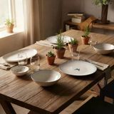 Güral Porselen Flora Green 12 Parça 4 Kişilik Kahvaltı Takımı 48833