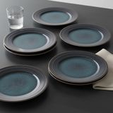 Güral Porselen Güral 6 Adet 20 Cm Pasta Tabağı Reaktif Oasis Vr 1131