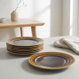 Güral Porselen Güral 6 Adet 20 Cm Pasta Tabağı Reaktif Saura 137