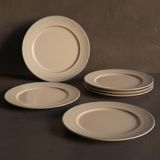 Güral Porselen Güral 6 Adet 27 Cm Servis Tabağı Reaktif Agate Vr 969