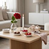 Güral Porselen Kalp 8 Cm Çok Amaçlı Çerez,Çikolata,Sos Tabağı
